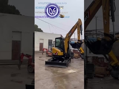 Sistemas de refrigeración eficientes utilizados Sany Sy35u Excavadora hidráulica de minería de 3,5 toneladas