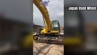 Se está probando la excavadora Komatsu PC350-7 usada